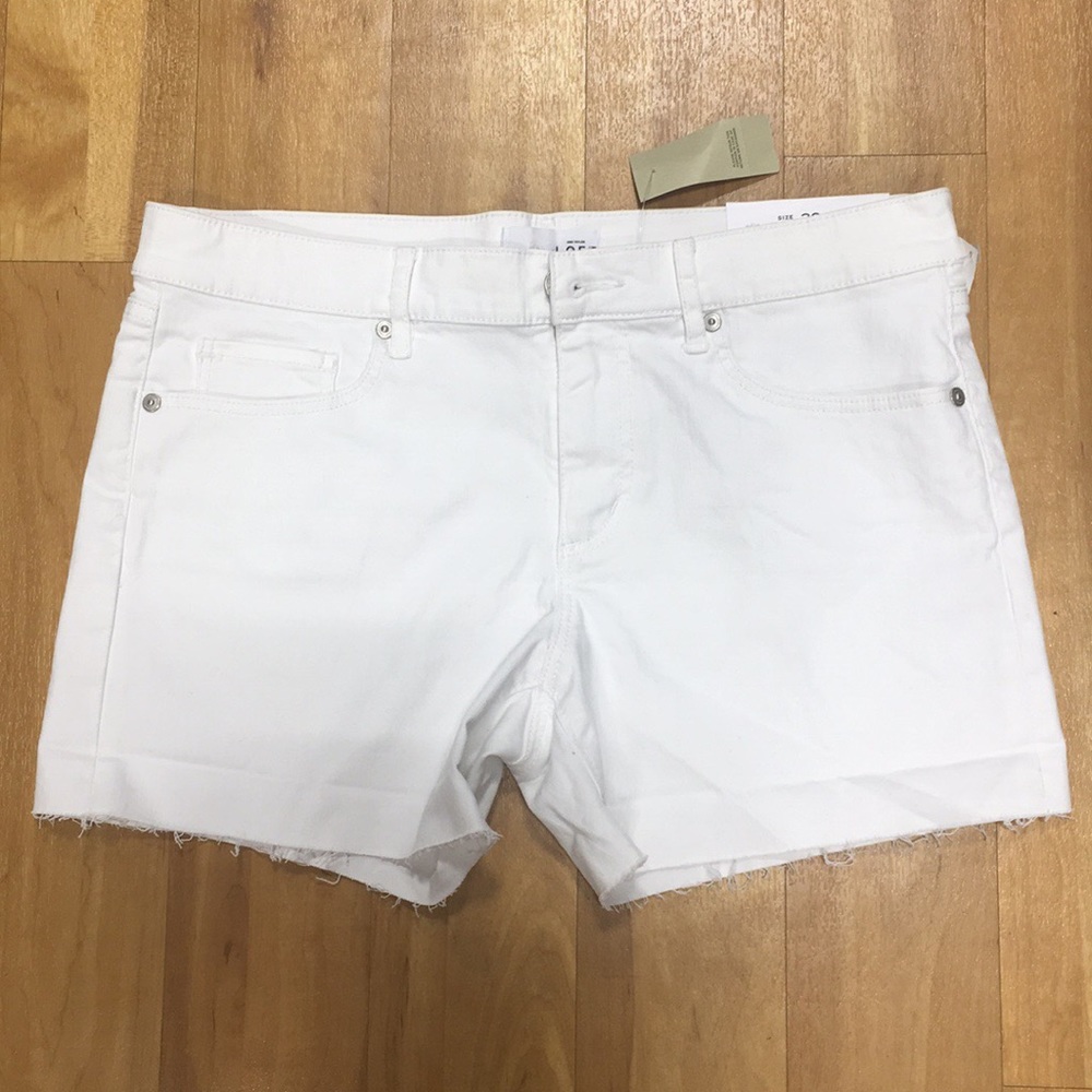 Ann Taylor LOFT WHITE Shorts